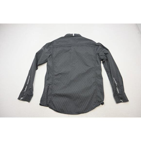 BKE Buckle Black Label Standard Fit Gray Long Sleeve Stretch Mens Size Large - Picture 9 of 9